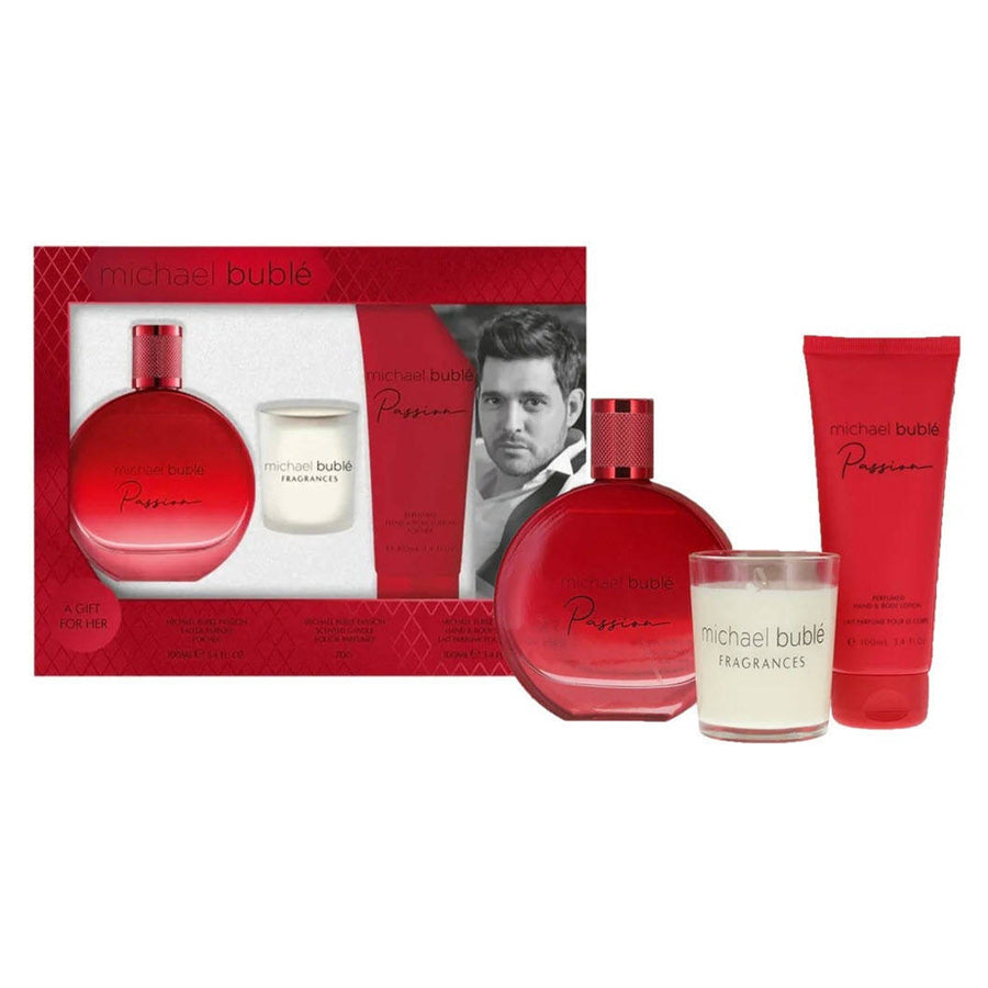 Michael Buble Passion Eau De Parfum 100ml Gift Set