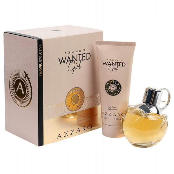 Azzaro Wanted Girl Eau De Parfum 80ml Gift Set* Perfume Clearance Centre