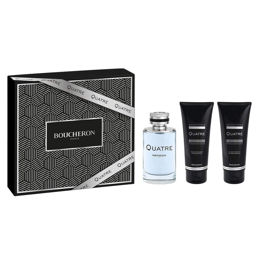 Boucheron Quatre Pour Homme Eau De Toilette 100ml Gift Set