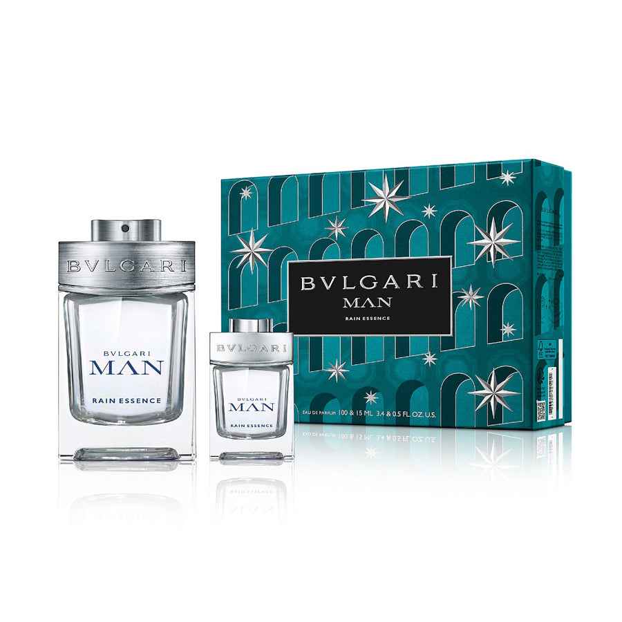 Bvlgari Man Rain Essence Eau De Parfum Gift Set 100ml
