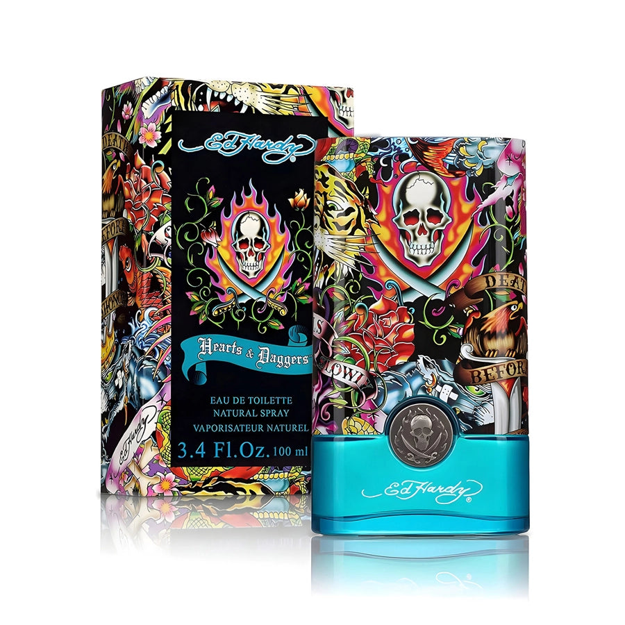 Christian Audigier Ed Hardy Hearts and Daggers For Him Eau De Toilette 100ml