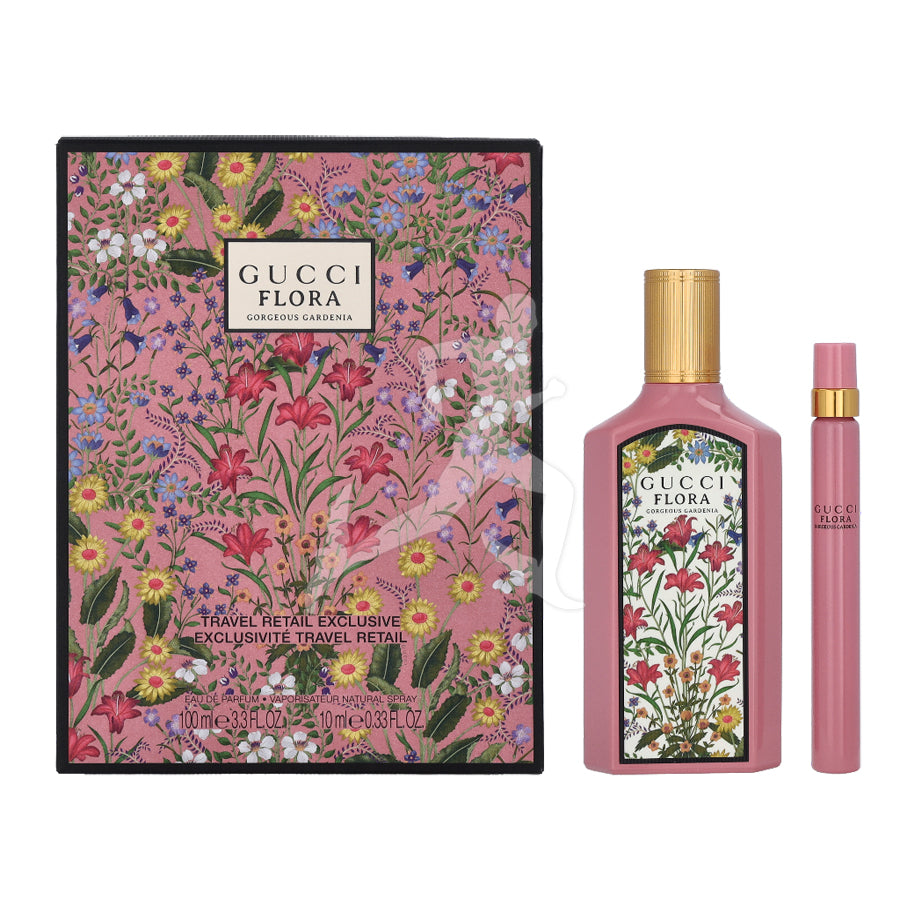 Gucci Flora Gorgeous Gardenia Eau De Parfum 100ml Gift Set