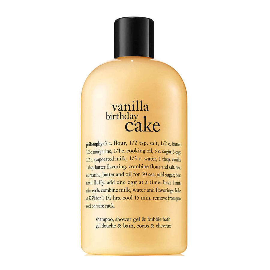 Philosophy Vanilla Birthday Cake Shampoo, Bath and Shower Gel 480ml