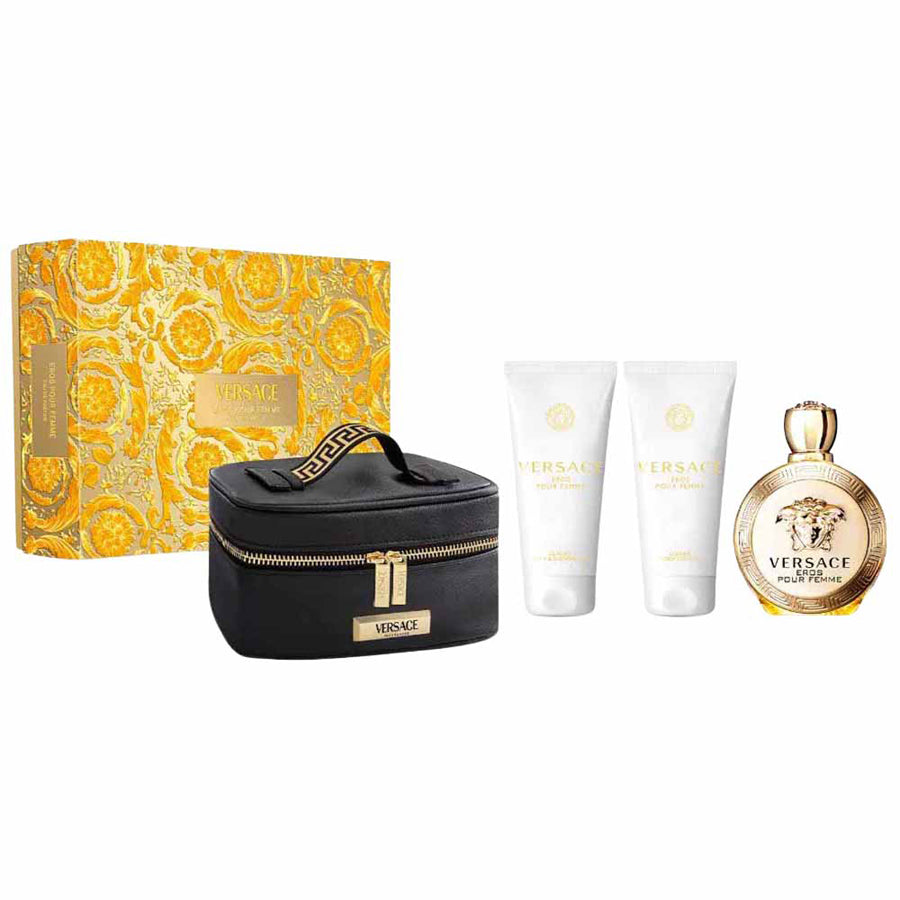 Versace Eros Pour Femme Eau De Parfum 4 Piece Gift Set