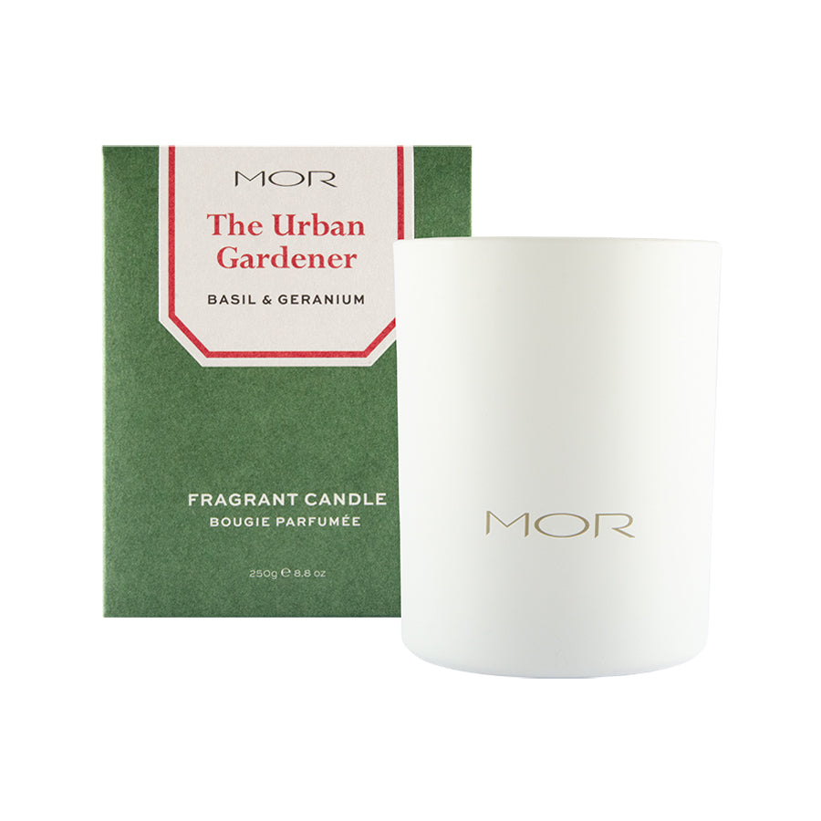 MOR Scented Home Library The Urban Gardener Fragrant Candle 250g
